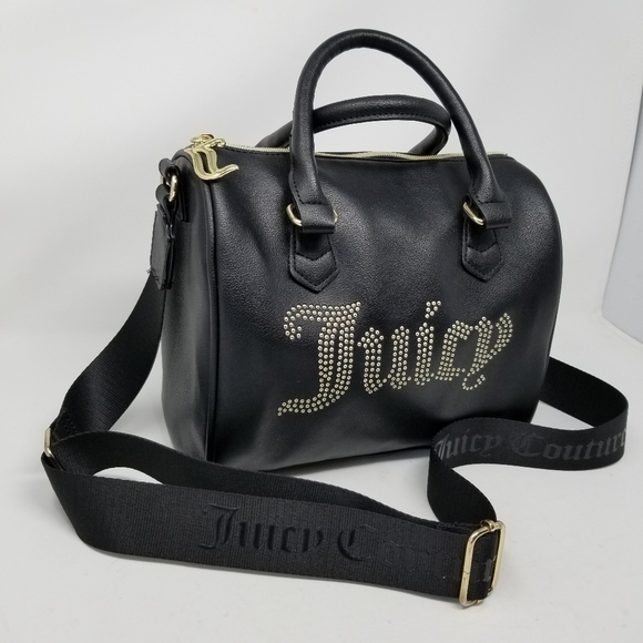 Juicy Couture Be Classic II Satchel Tic Tok Bag Logo Y2K  Crossbody 90s Coquette - Picture 8 of 16
